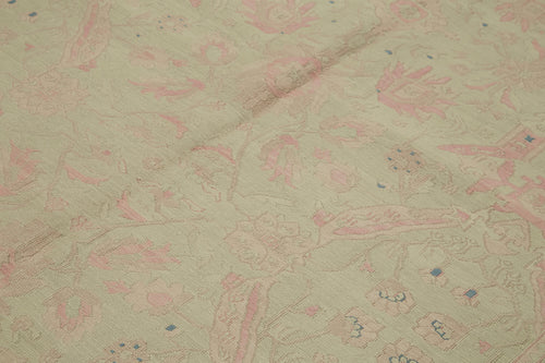 Sumak Bej Klasik Yün Pamuk El Dokuma Halısı 251x351 Agacan