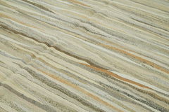 Kendir Bej Geometrik Hemp El Dokuma Halısı 246x360 Agacan