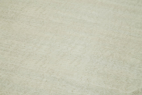 Kendir Bej Geometrik Hemp El Dokuma Halısı 285x408 Agacan