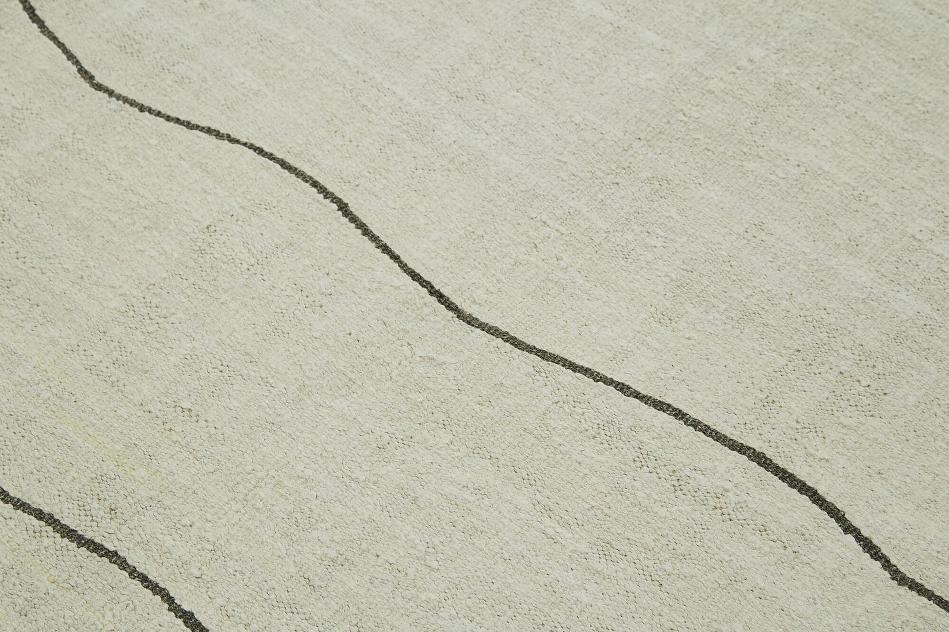 Kendir Bej Geometrik Hemp El Dokuma Halısı 283x414 Agacan