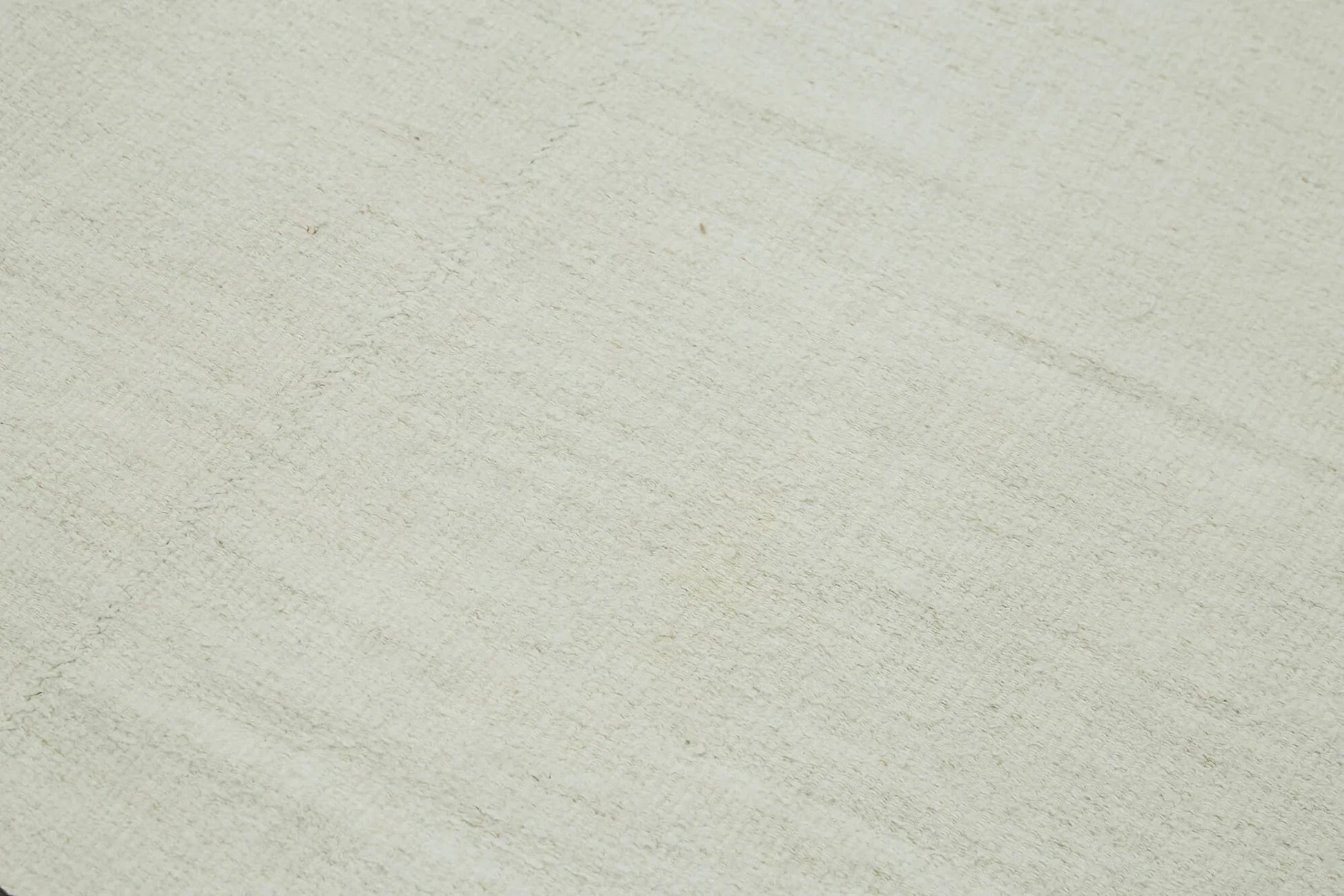 Kendir Beyaz Geometrik Hemp El Dokuma Halısı 175x373 Agacan