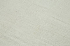 Kendir Beyaz Geometrik Hemp El Dokuma Halısı 175x373 Agacan