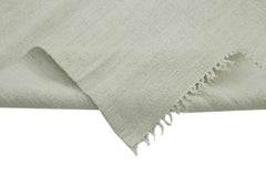 Kendir Beyaz Geometrik Hemp El Dokuma Halısı 175x373 Agacan
