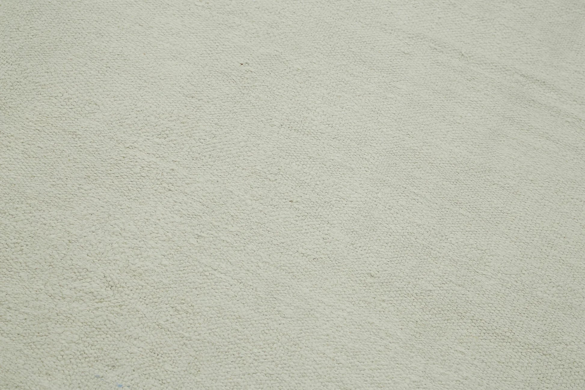 Kendir Beyaz Geometrik Hemp El Dokuma Halısı 166x404 Agacan