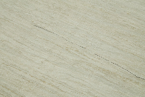 Kendir Bej Geometrik Hemp El Dokuma Halısı 223x446 Agacan