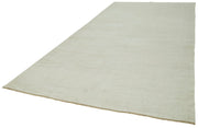 Kendir Beyaz Geometrik Hemp El Dokuma Halısı 223x447 Agacan