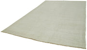 Kendir Beyaz Geometrik Hemp El Dokuma Halısı 240x345 Agacan
