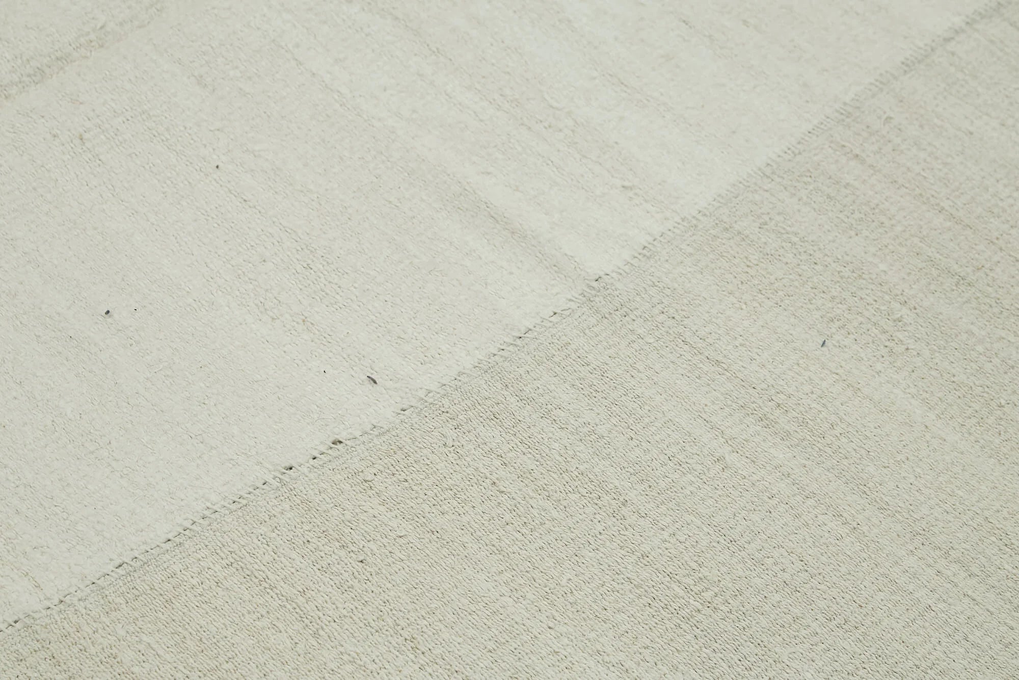 Kendir Beyaz Geometrik Hemp El Dokuma Halısı 330x449 Agacan