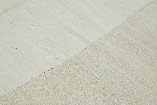 Kendir Beyaz Geometrik Hemp El Dokuma Halısı 330x449 Agacan