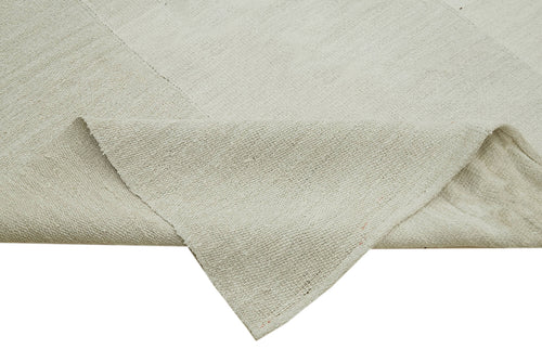 Kendir Beyaz Geometrik Hemp El Dokuma Halısı 330x449 Agacan