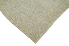 Kendir Bej Geometrik Hemp El Dokuma Halısı 155x290 Agacan