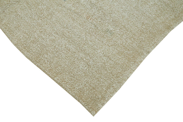Kendir Bej Geometrik Hemp El Dokuma Halısı 155x290 Agacan