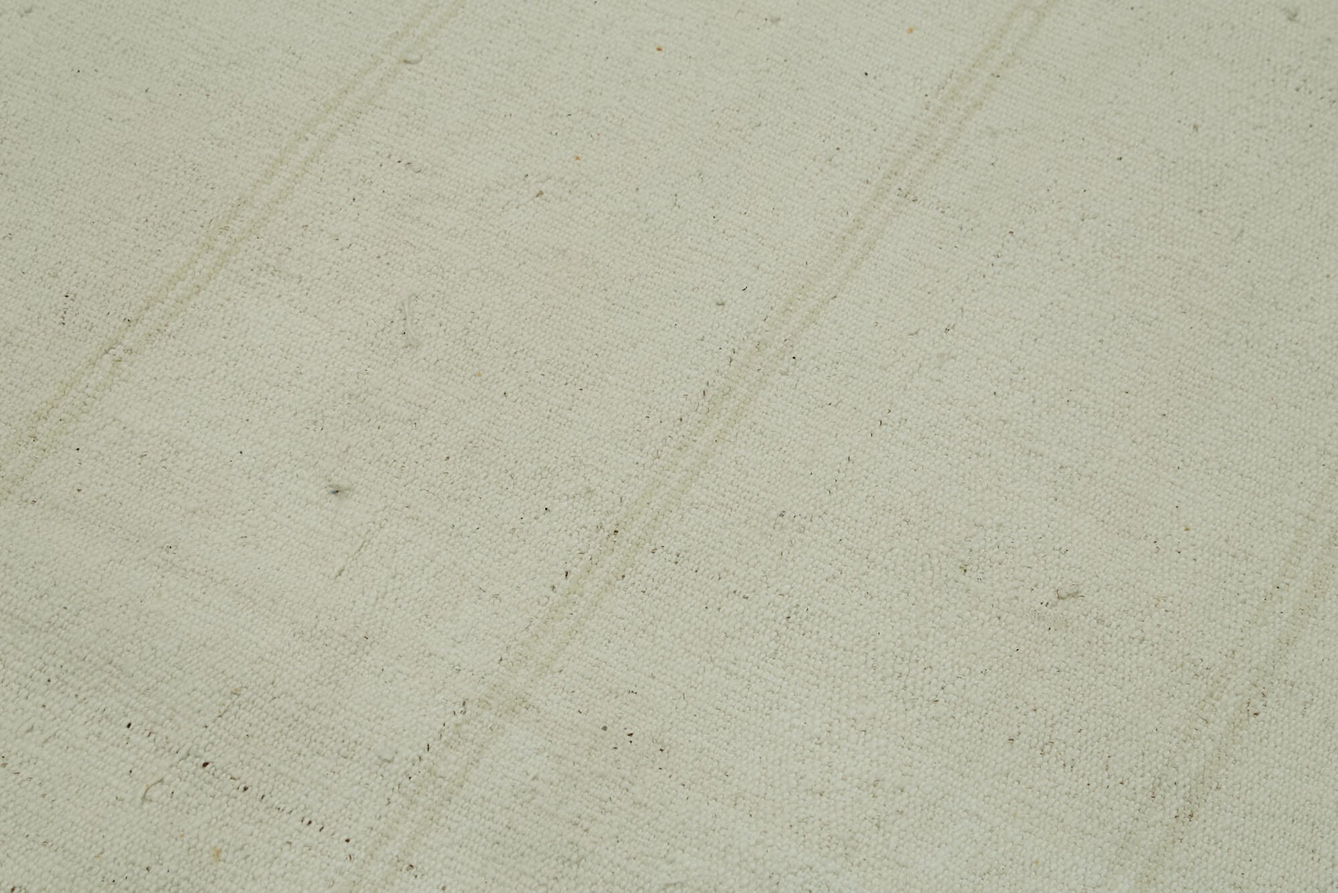 Kendir Bej Geometrik Hemp El Dokuma Halısı 114x293 Agacan