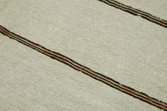 Kendir Bej Geometrik Hemp El Dokuma Halısı 190x353 Agacan