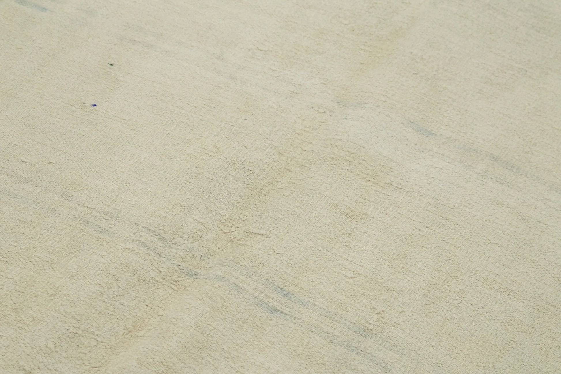 Kendir Bej Geometrik Hemp El Dokuma Halısı 155x325 Agacan