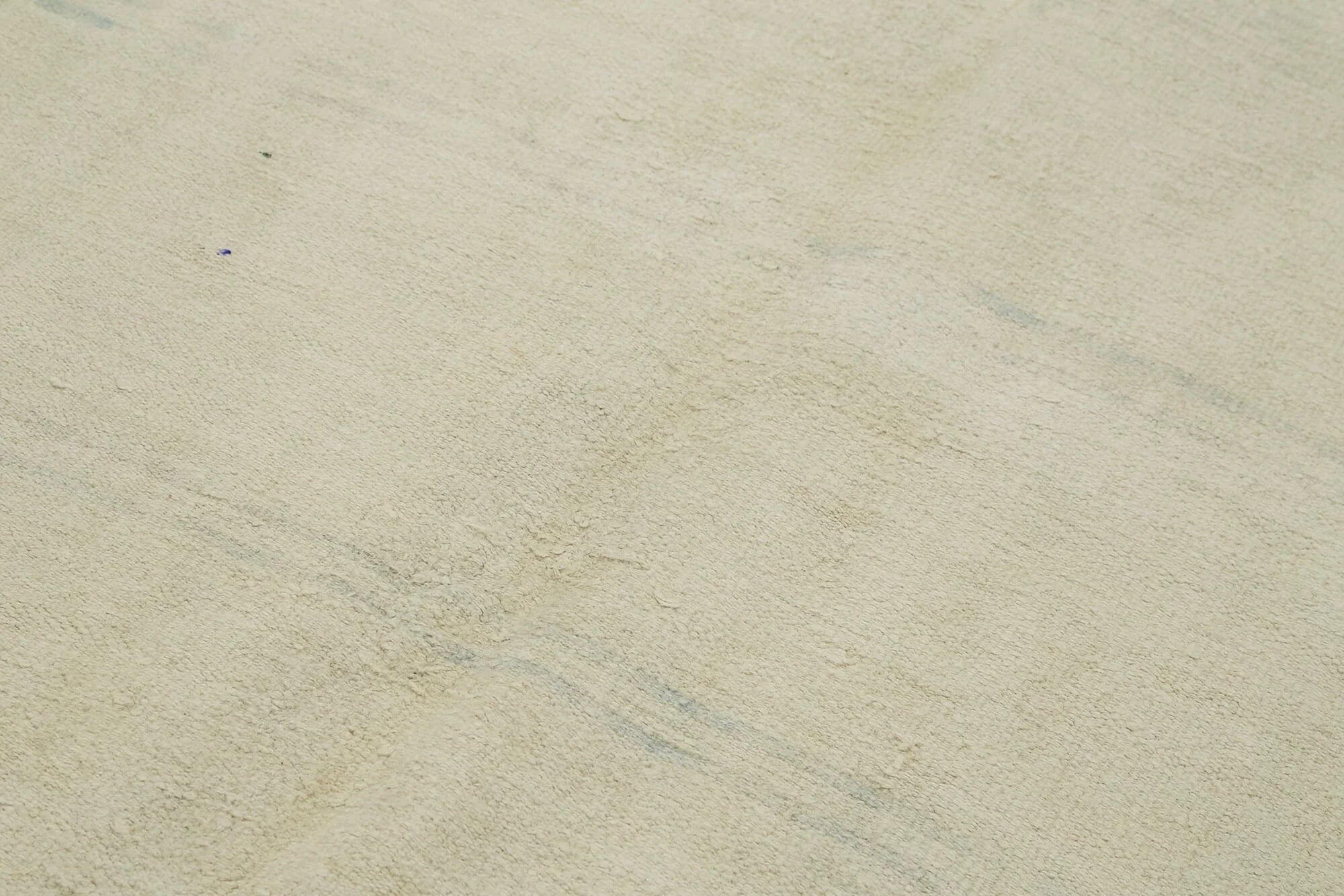 Kendir Bej Geometrik Hemp El Dokuma Halısı 155x325 Agacan