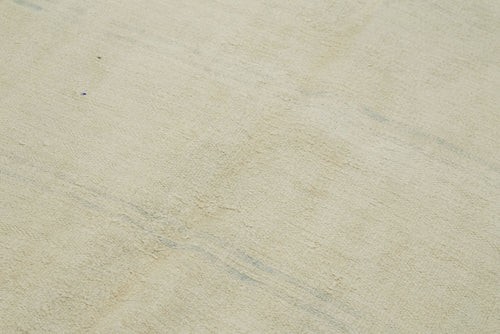 Kendir Bej Geometrik Hemp El Dokuma Halısı 155x325 Agacan