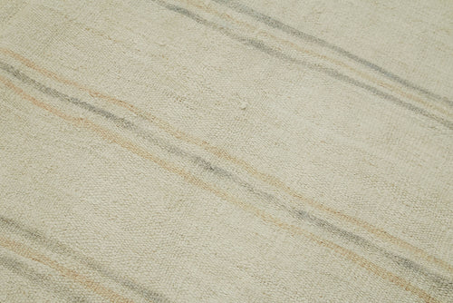 Kendir Bej Geometrik Hemp El Dokuma Halısı 180x280 Agacan