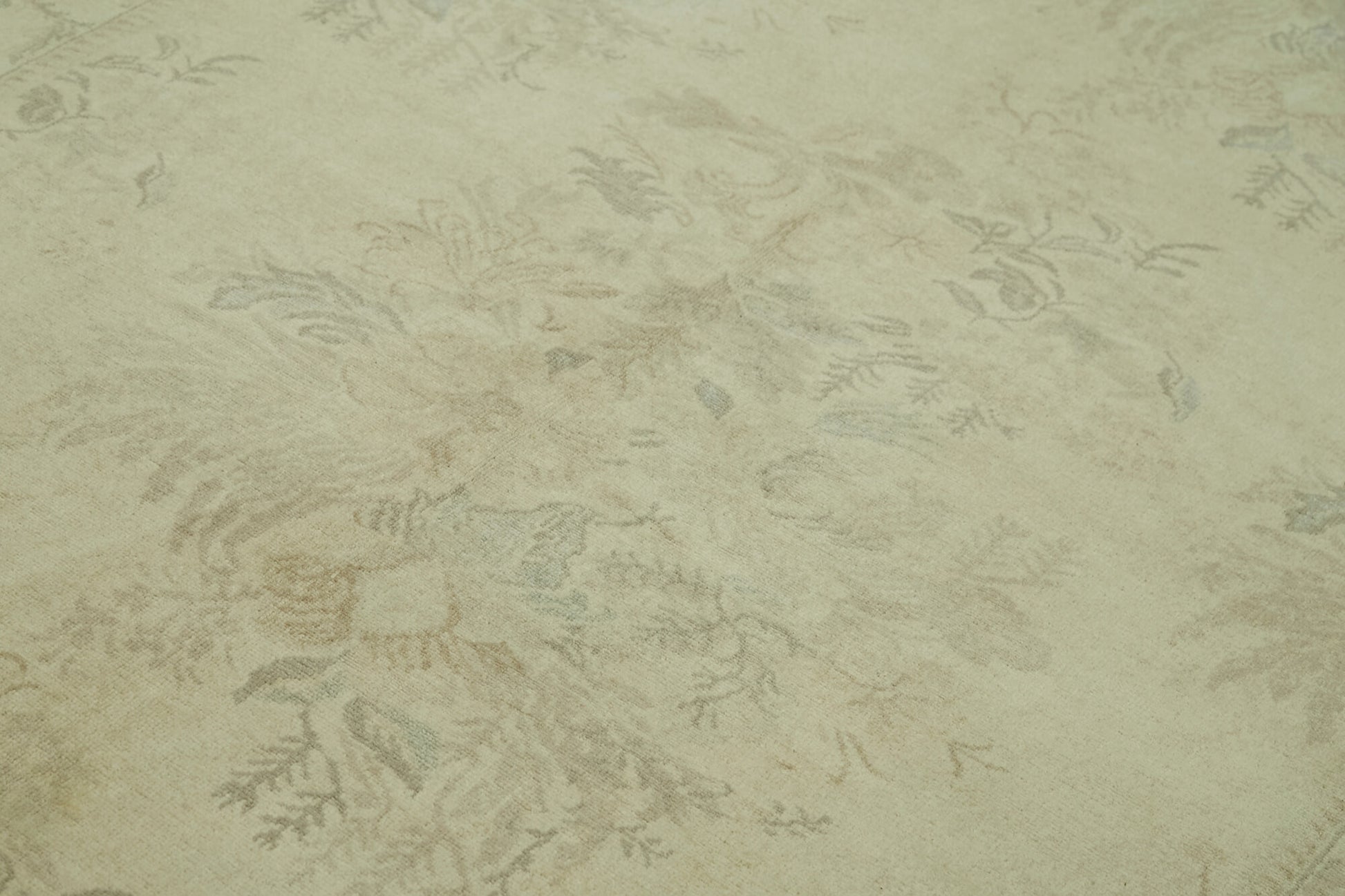 Tebriz Bej Klasik Yün Pamuk El Dokuma Halısı 202x268 Agacan