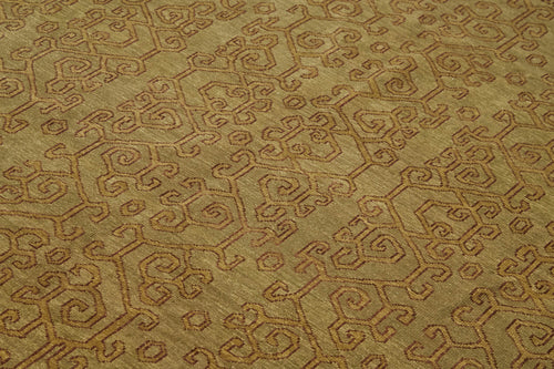 Tebriz Bej Klasik Yün Pamuk El Dokuma Halısı 187x255 Agacan