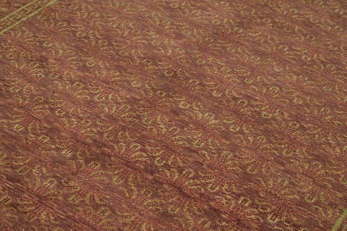 Tebriz Kırmızı Klasik Yün Pamuk El Dokuma Halısı 205x278 Agacan