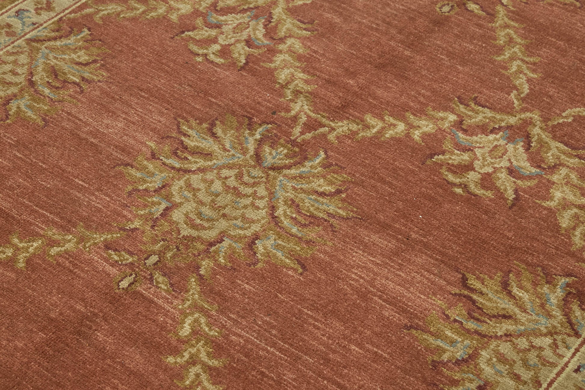 Tebriz Kırmızı Klasik Yün Pamuk El Dokuma Halısı 174x232 Agacan