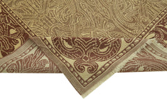 Tebriz Bej Klasik Yün Pamuk El Dokuma Halısı 246x362 Agacan