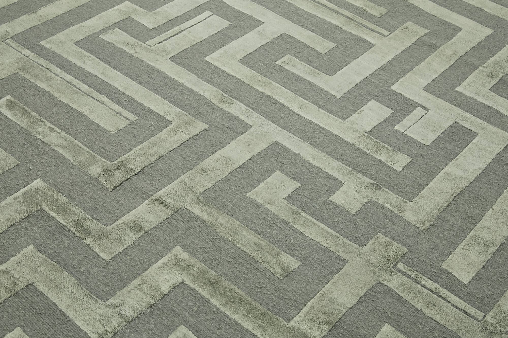 Tebriz Bej Klasik Yün Pamuk El Dokuma Halısı 237x297 Agacan