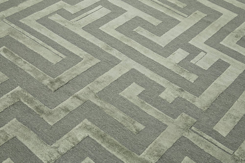 Tebriz Bej Klasik Yün Pamuk El Dokuma Halısı 237x297 Agacan