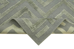 Tebriz Bej Klasik Yün Pamuk El Dokuma Halısı 237x297 Agacan