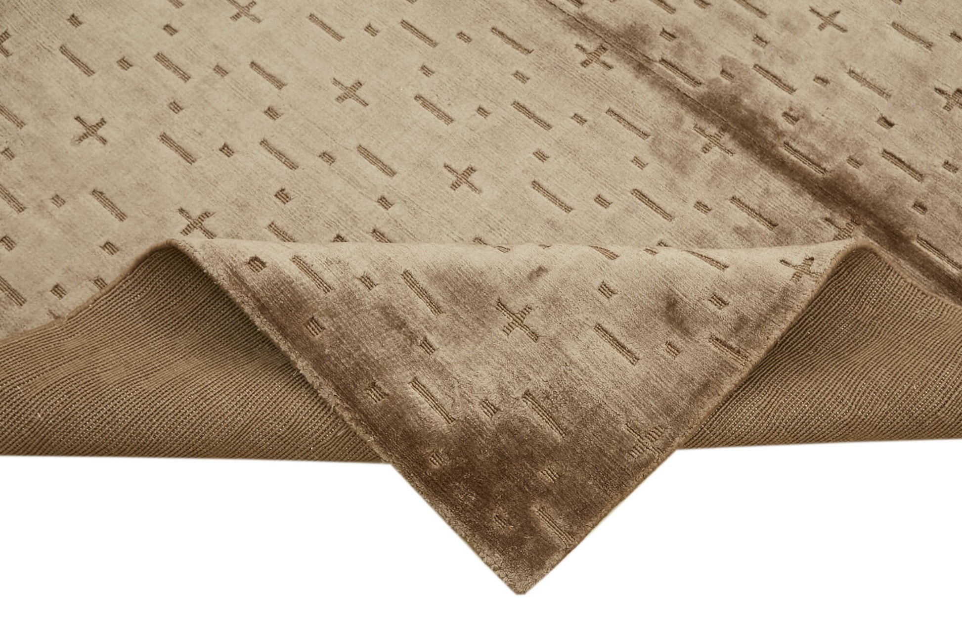 Tebriz Kahverengi Klasik Yün Pamuk El Dokuma Halısı 184x275 Agacan