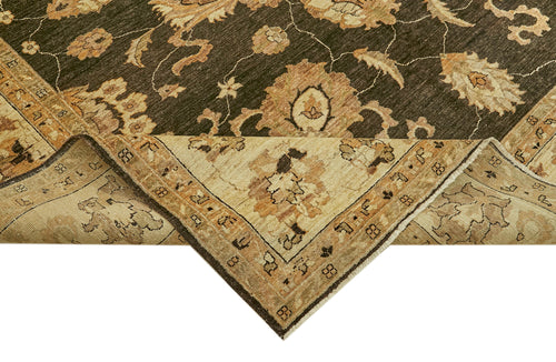 Tebriz Bej Klasik Yün Pamuk El Dokuma Halısı 246x290 Agacan