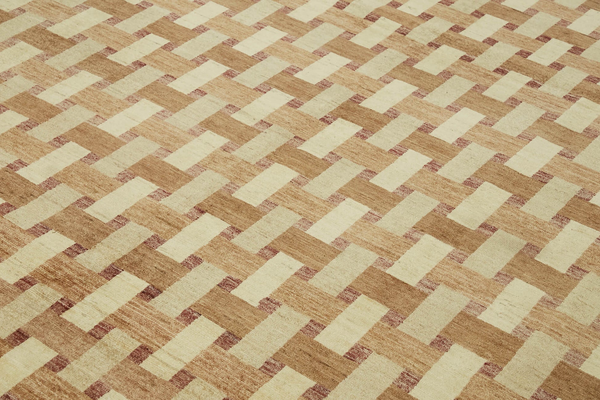 Tebriz Bej Klasik Yün Pamuk El Dokuma Halısı 263x356 Agacan