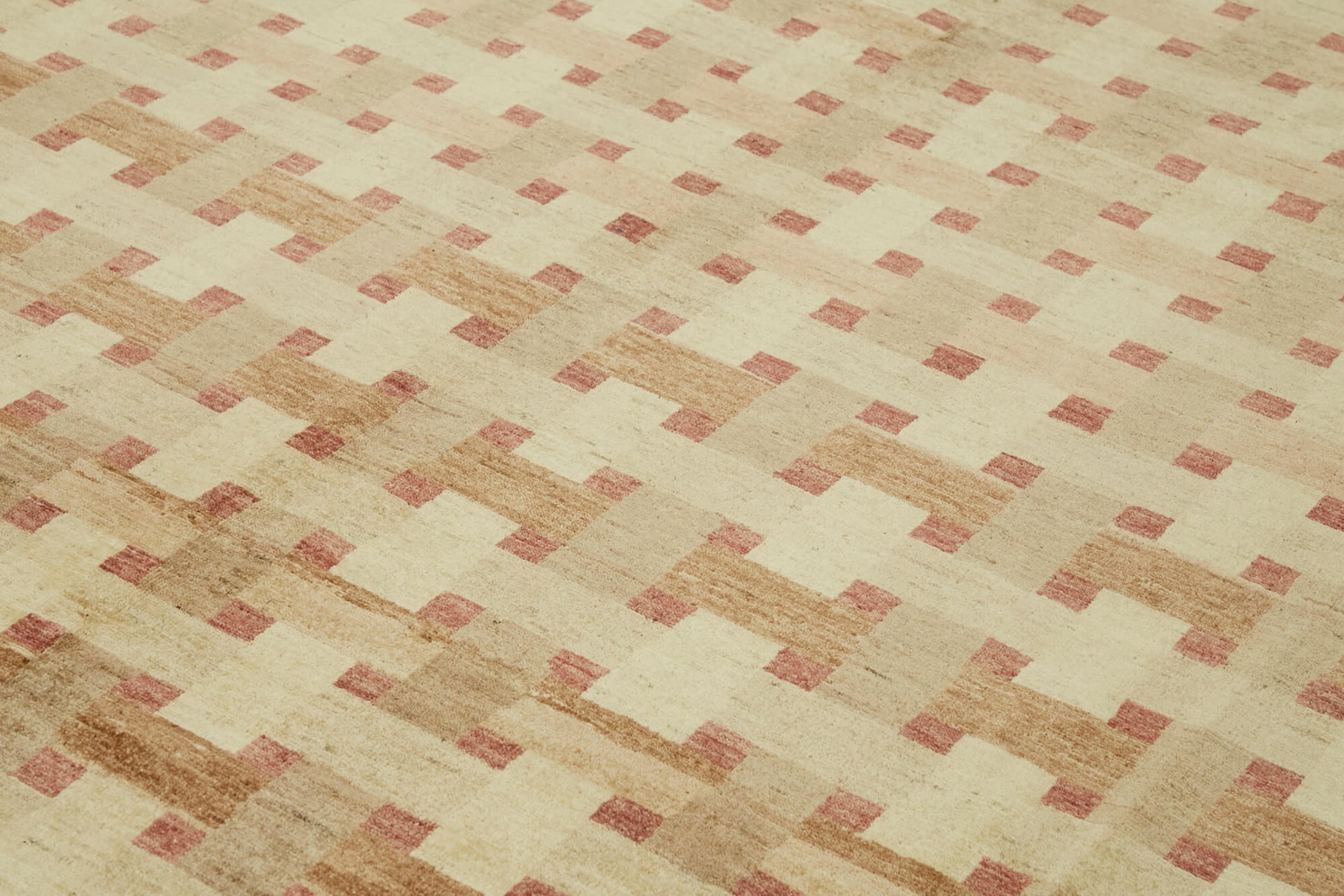 Tebriz Bej Klasik Yün Pamuk El Dokuma Halısı 274x352 Agacan