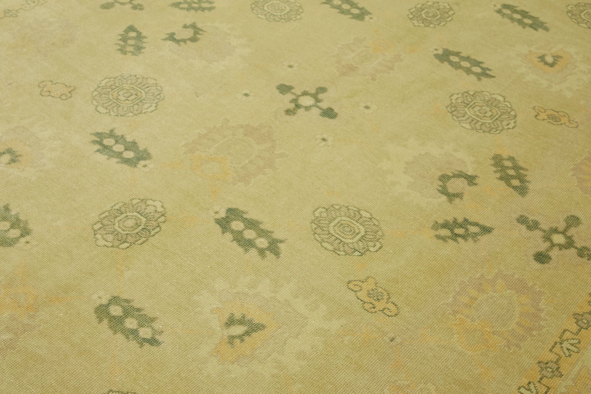 Tebriz Bej Klasik Yün Pamuk El Dokuma Halısı 246x300 Agacan