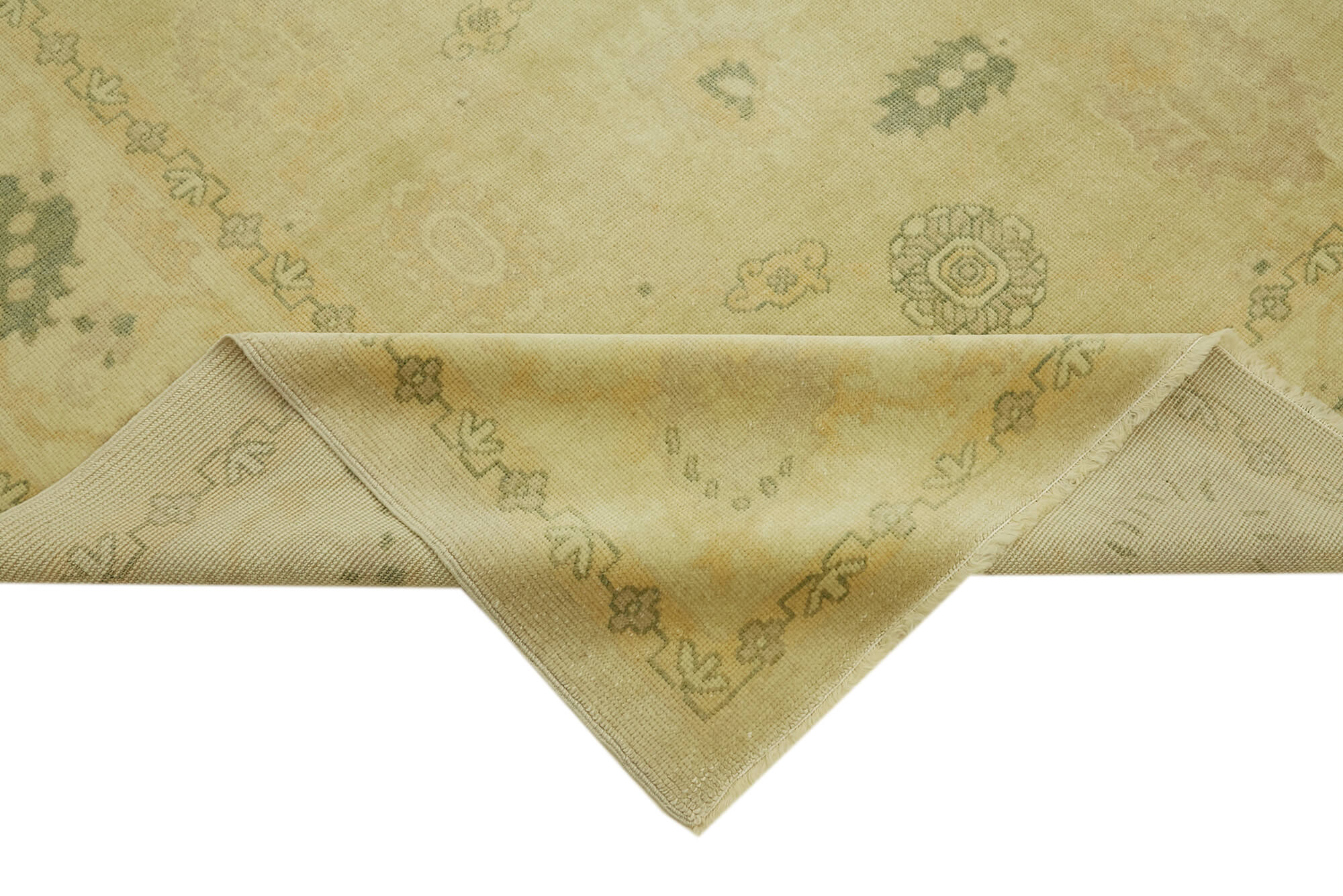 Tebriz Bej Klasik Yün Pamuk El Dokuma Halısı 246x300 Agacan