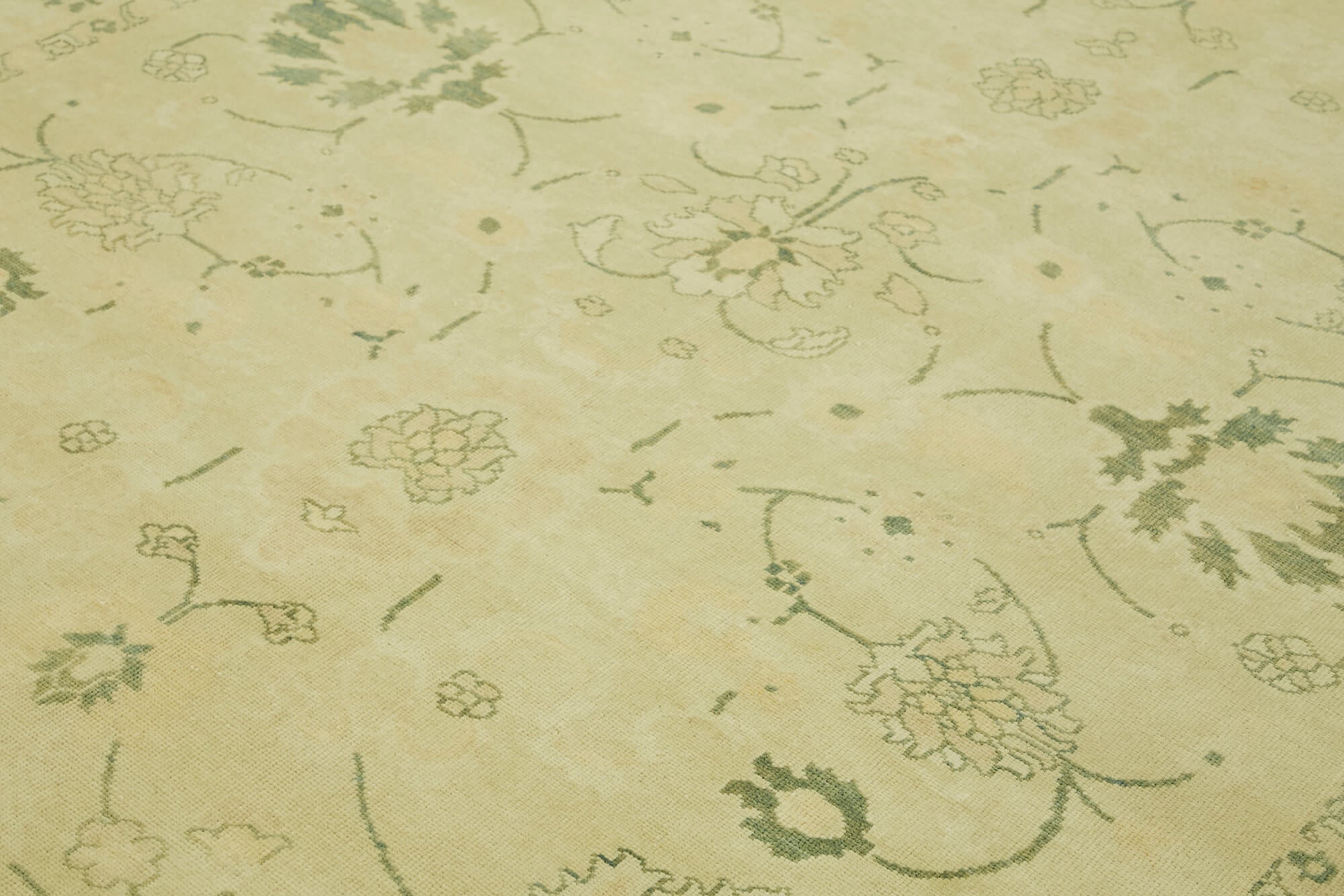 Tebriz Bej Klasik Yün Pamuk El Dokuma Halısı 252x310 Agacan