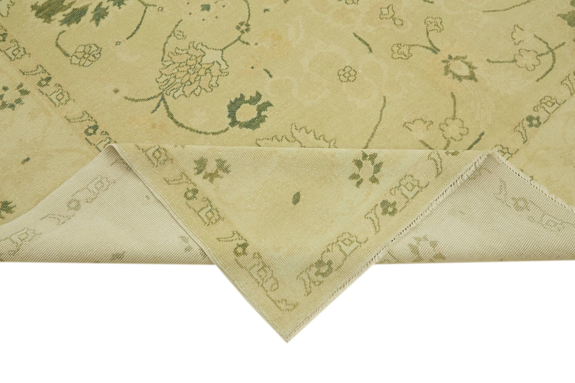 Tebriz Bej Klasik Yün Pamuk El Dokuma Halısı 252x310 Agacan