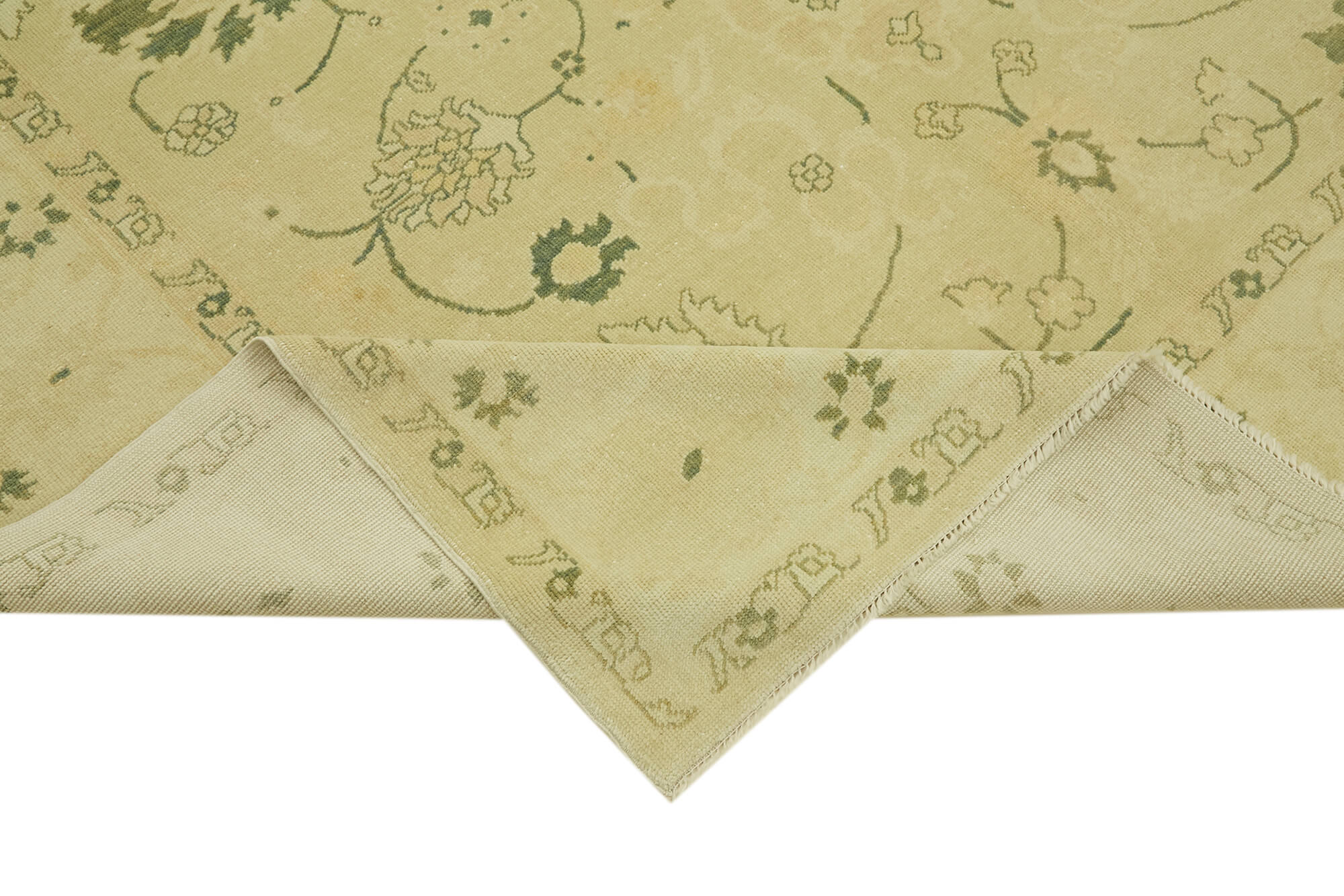 Tebriz Bej Klasik Yün Pamuk El Dokuma Halısı 252x310 Agacan