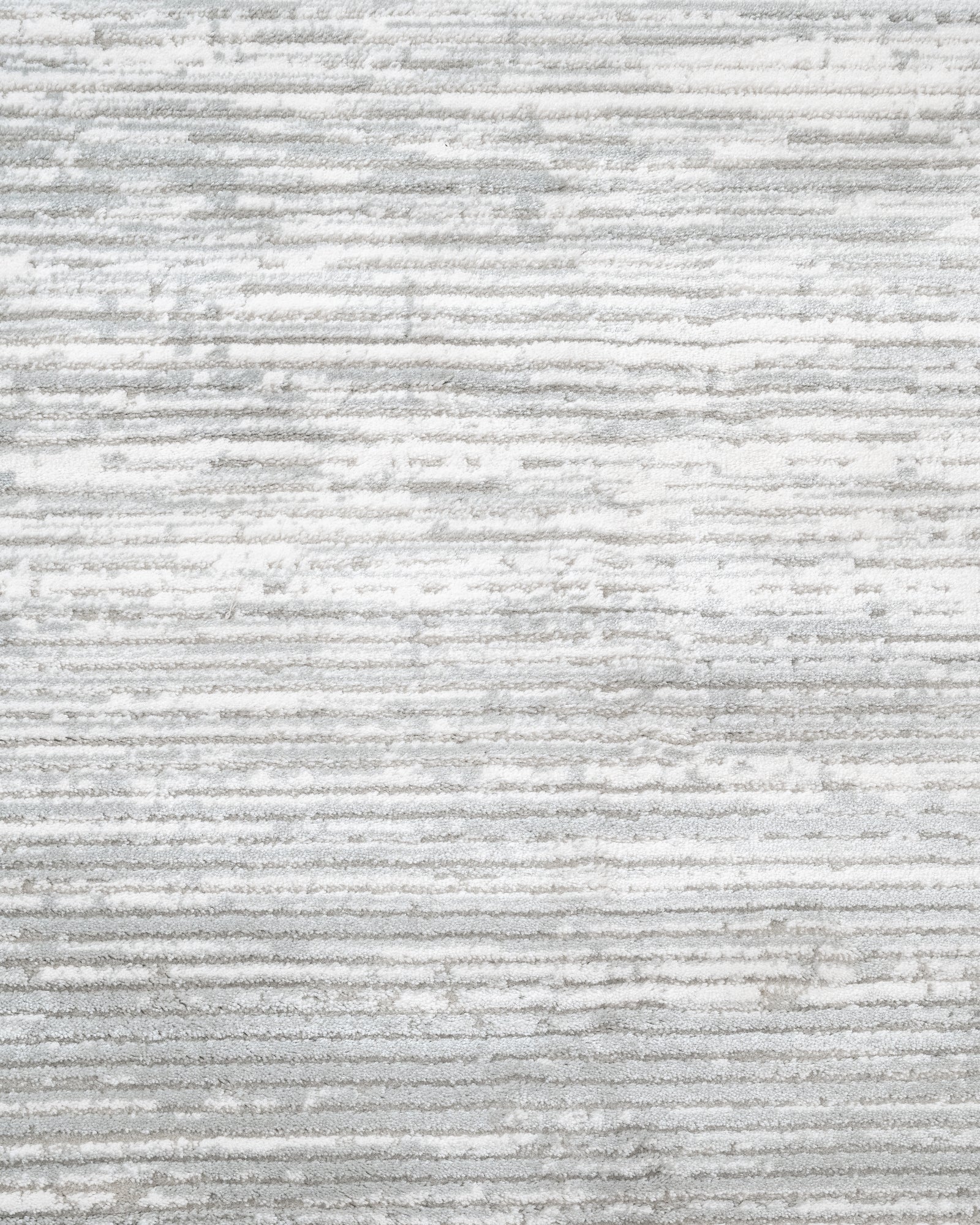 Bej Beyaz Abstract Dokulu Halı - Toz Vermez