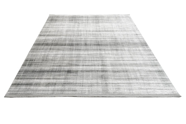 Antrasit Beyaz Dokulu Geometrik Halı - Toz Vermez