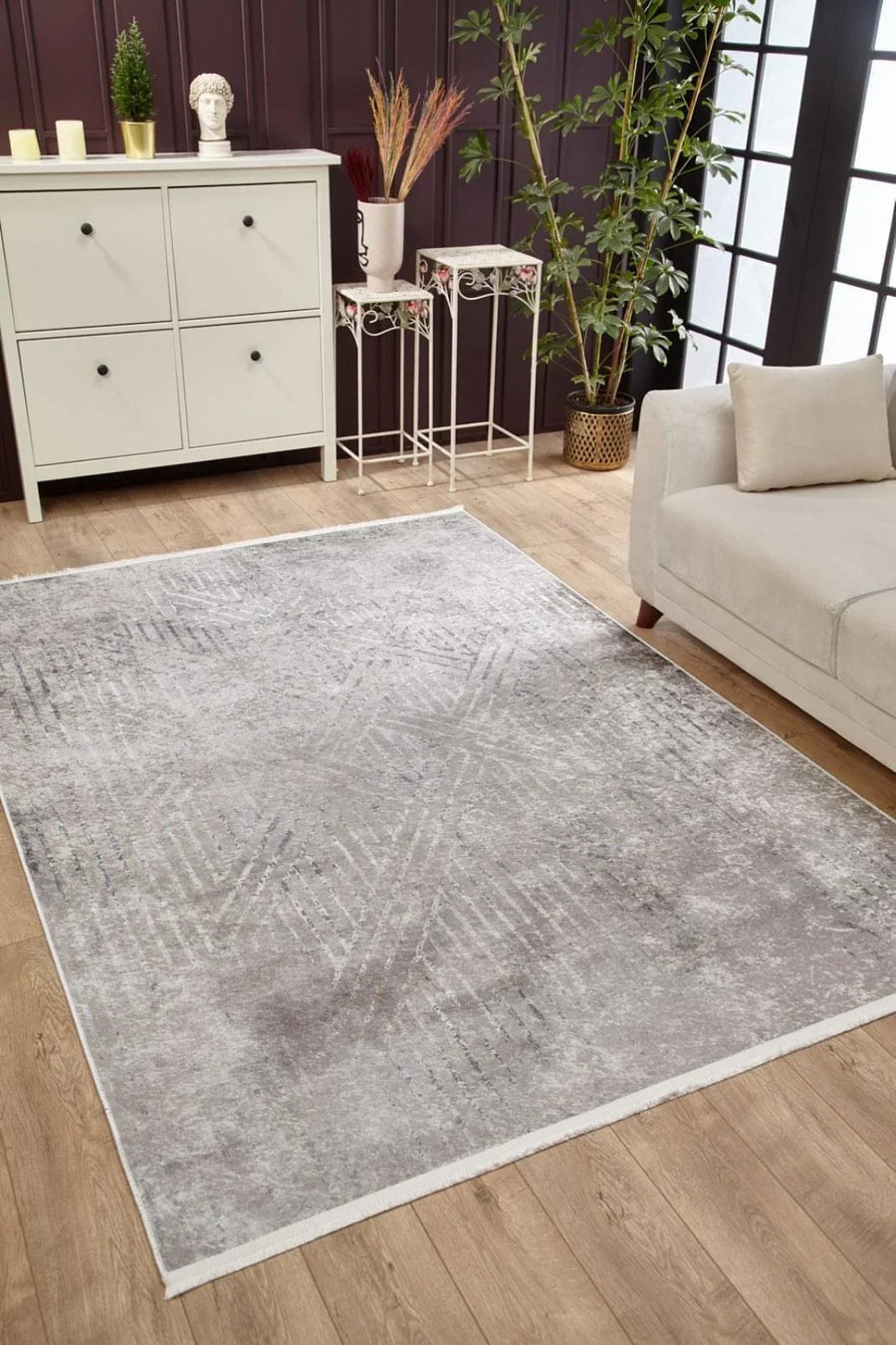 Gri Modern Halı