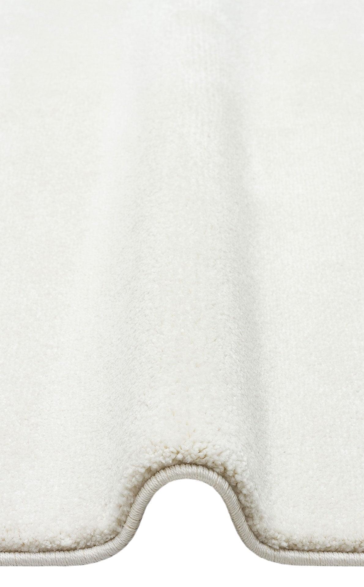 Acerra Beyaz Modern Makine Halısı - Makine Halısı - HALI.NET