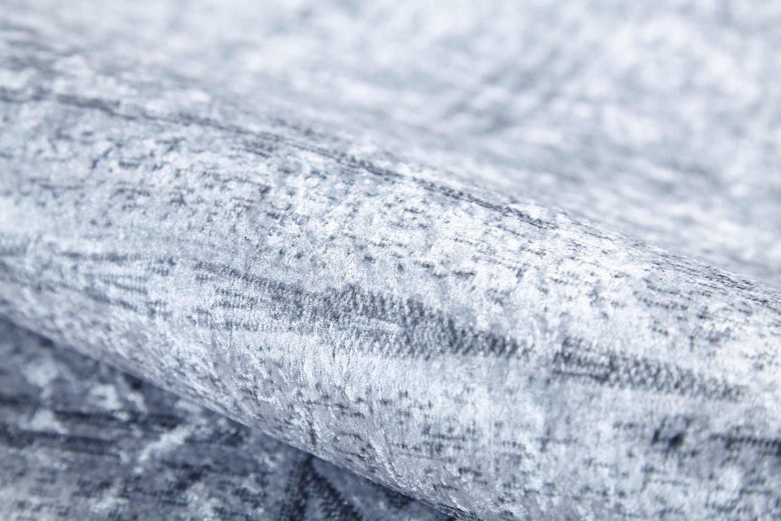 Gri Dokulu Minimalist Halı - Yıkanabilir - Kaymaz Taban - Pati Dostu