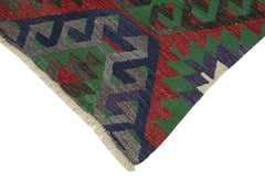 Anatolian Kilim Kırmızı Geometrik Pamuk Yün El Dokuma Halısı 162x295 - El Dokuma - HALI.NET