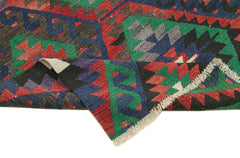 Anatolian Kilim Kırmızı Geometrik Pamuk Yün El Dokuma Halısı 162x295 - El Dokuma - HALI.NET