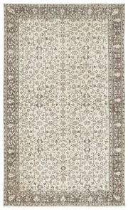 Atina 10801 Bej Eskitme Yün El Dokuma Halısı 157 x 264 - El Dokuma - HALI.NET