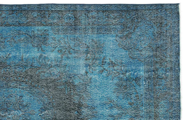 Antrasit Gri Anadolu Eskitme Klasik Yün Halı 184x308 - Özel Seri