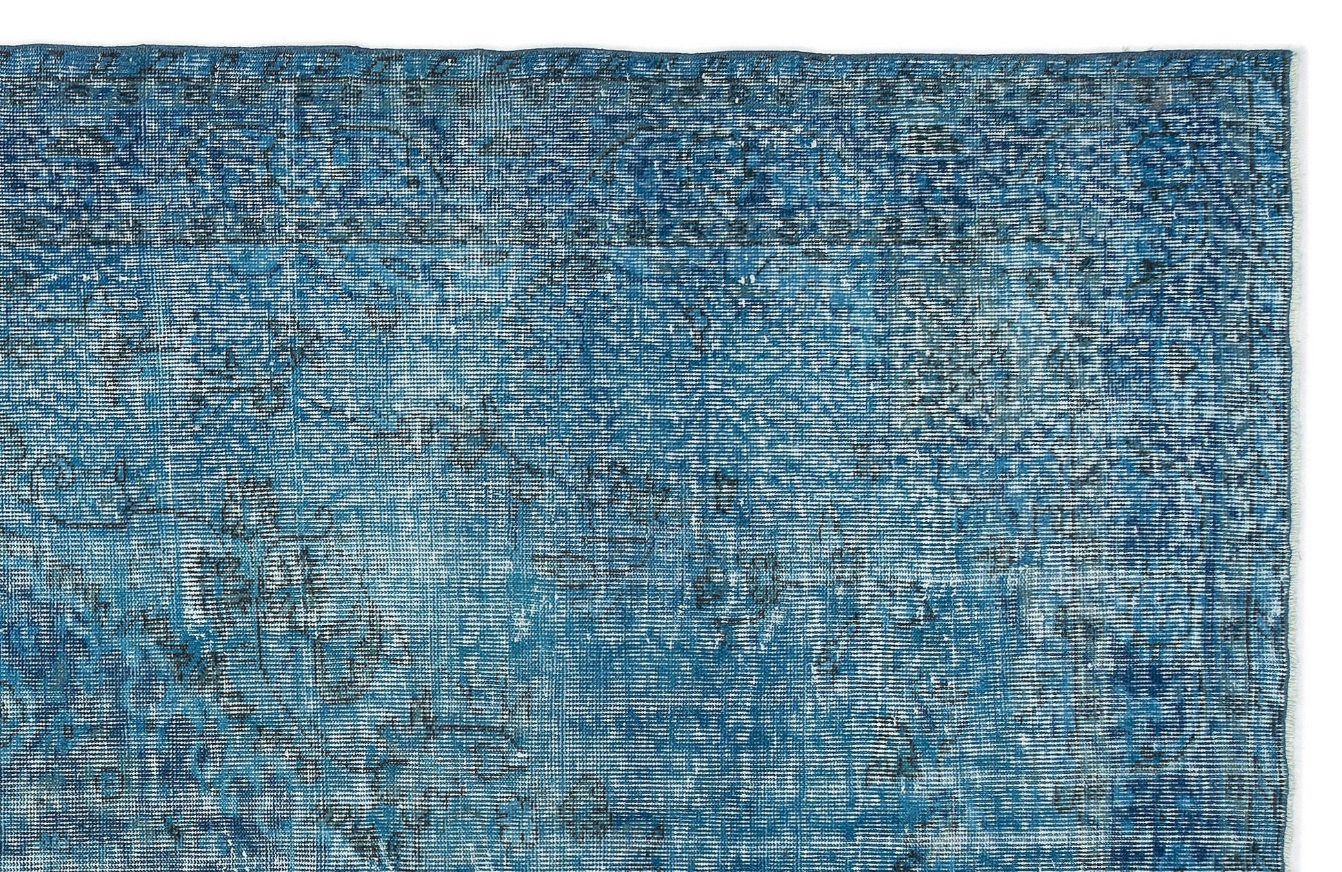 Atina 12170 Turkuaz Eskitme Yün El Dokuma Halısı 184 x 302 - El Dokuma - HALI.NET