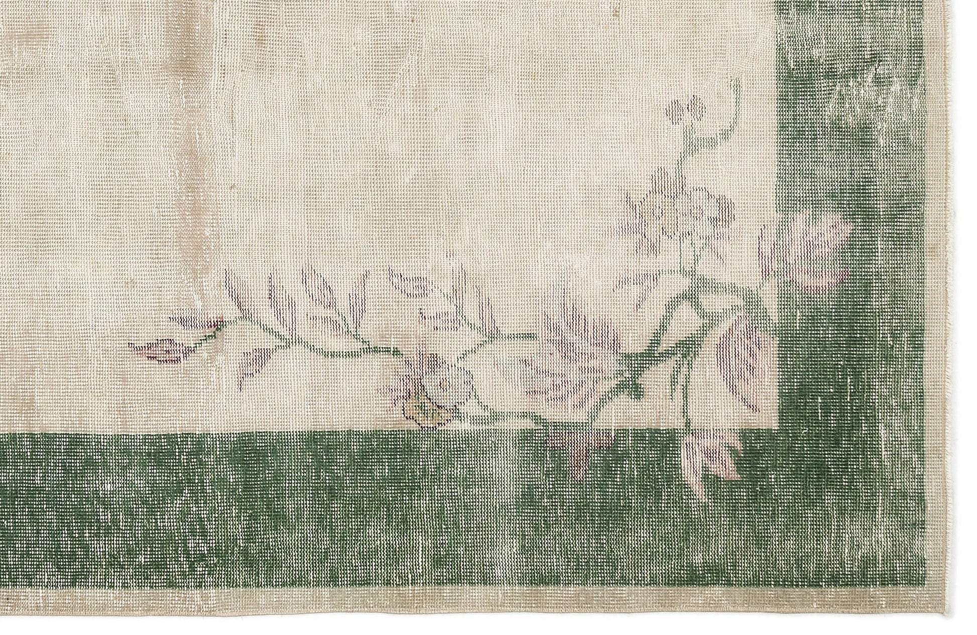 Atina 12310 Bej Eskitme Yün El Dokuma Halısı 164 x 274 - El Dokuma - HALI.NET